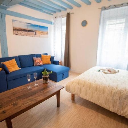 Blue Appartment With A Fireplace Dieppe Extérieur photo